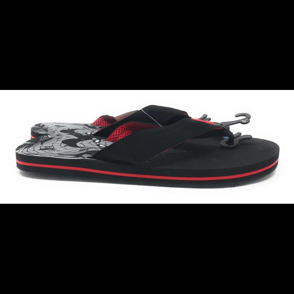 New Marvel Men’s flip flops, sandals size L 11/12